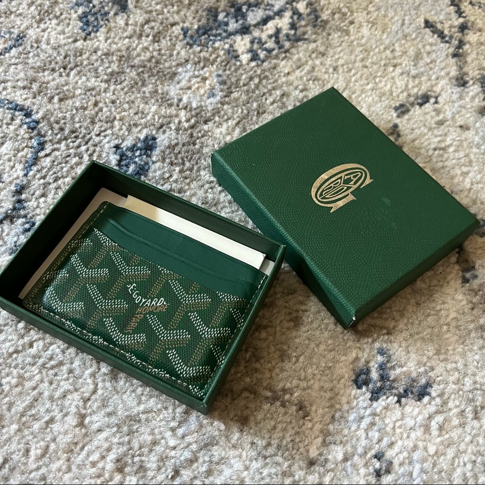 Goyard Saint Sulpice Card Holder Green